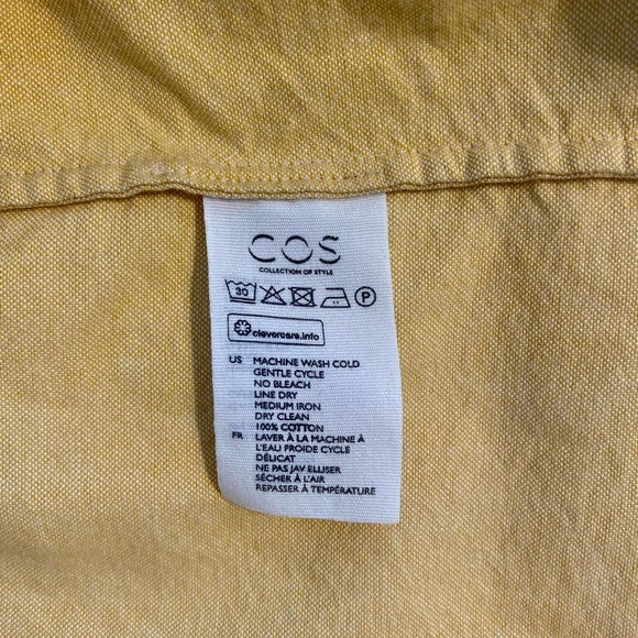 COS Ruffle LS Linen Cotton Shirt - Picture 6 of 7